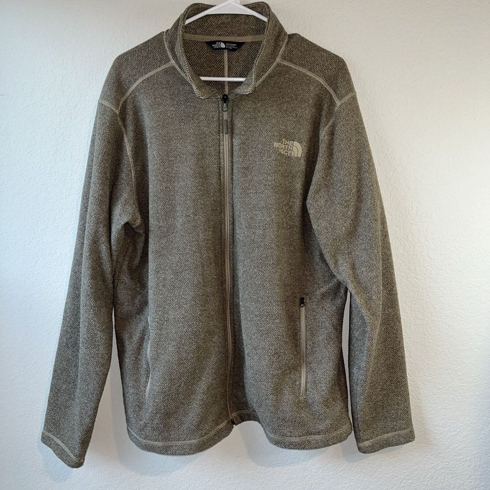 The North Face Men's Quarter Zip Thick Fleece Pullover Sweater Size XL